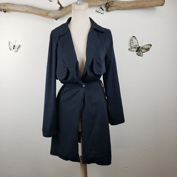 Justfab light weight trench coat - Picture 1 of 8